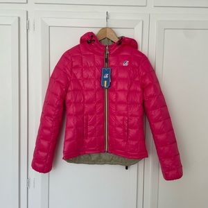 K-Way Lily Thermo Reversible Down Jacket Women’s Size S NWT